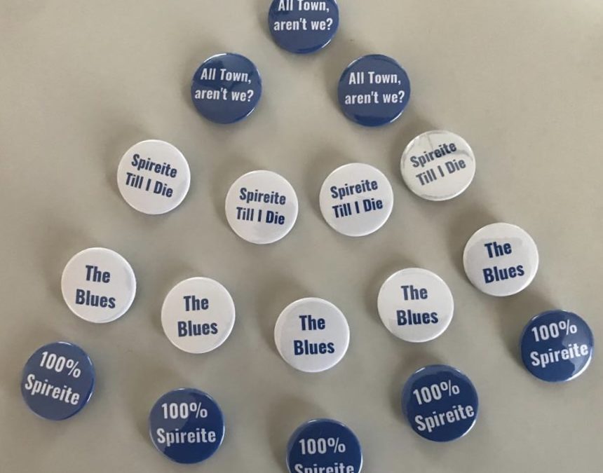 New Spireites badges support local charity