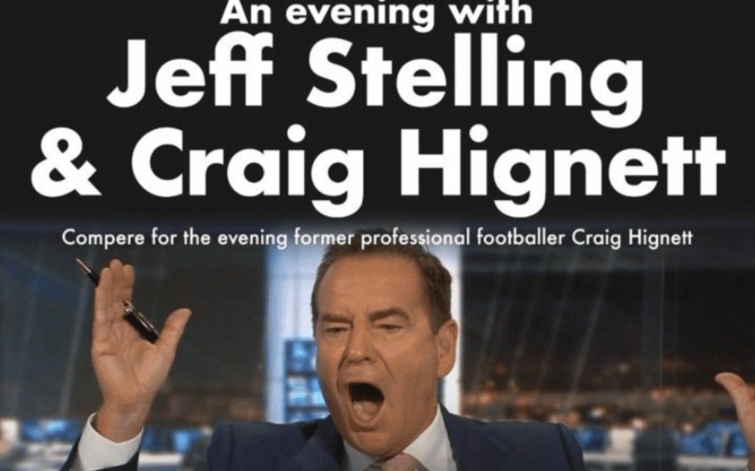 Jeff Stelling at the Technique Stadium
