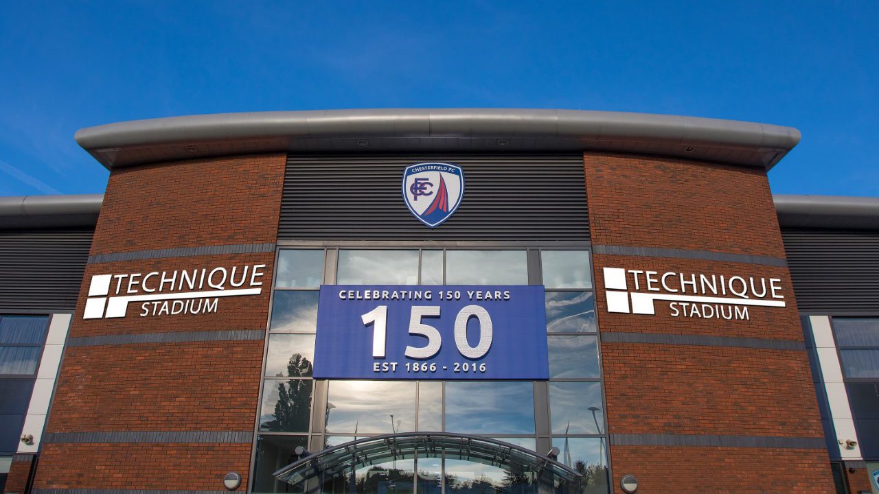 Watch England on the screens at the Technique Stadium | Chesterfield FC