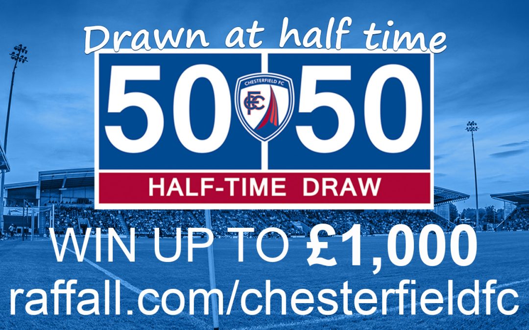 50/50 draw now live