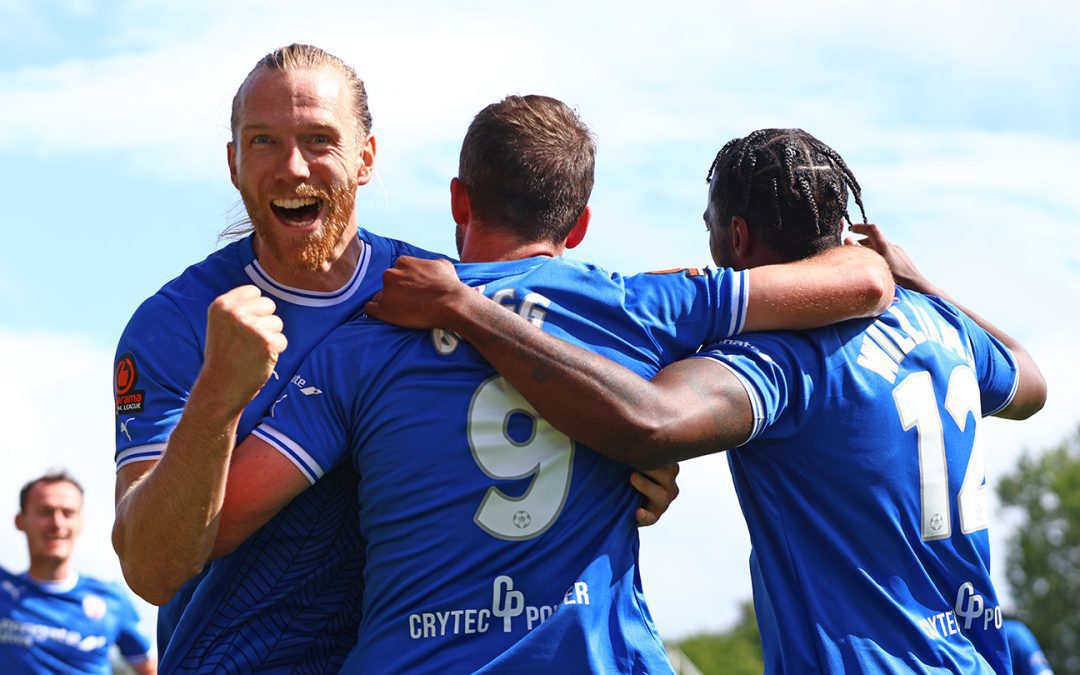Spireites win in first match on the road