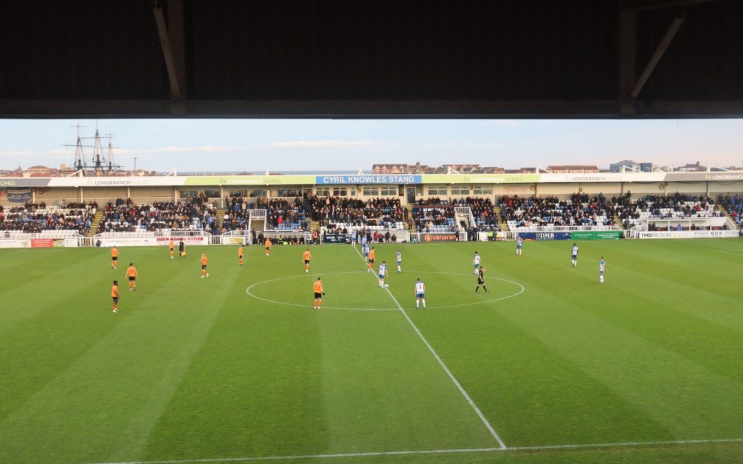 Spireites win at Hartlepool