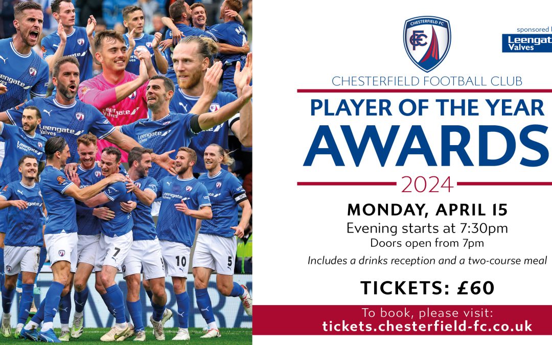 Tickets for Player of the Year Awards now on sale
