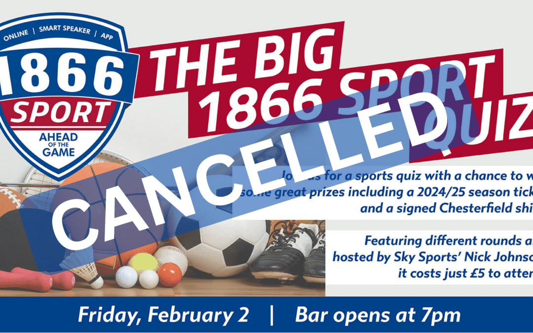 Event cancelled