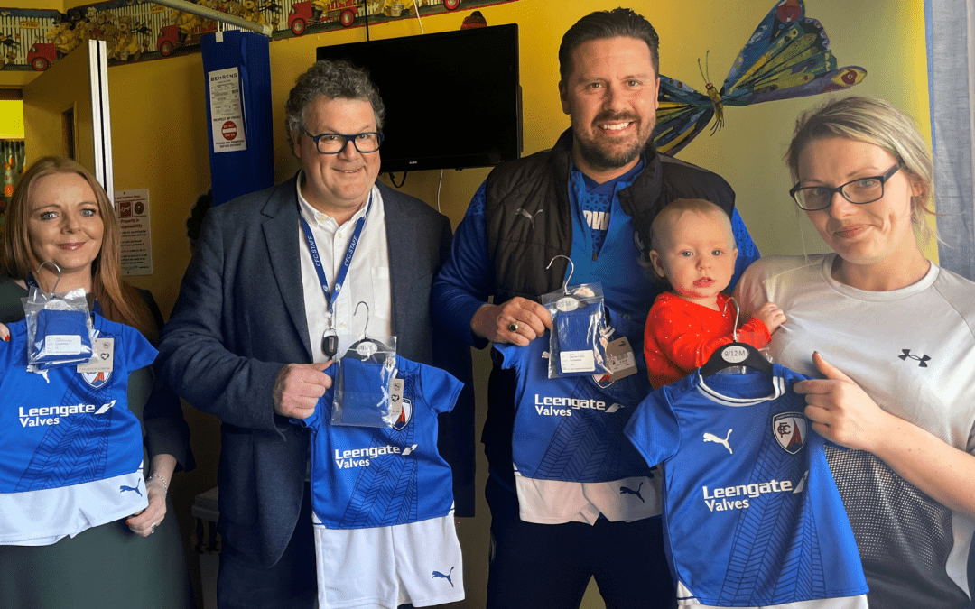 Spireites bring joy to children’s ward at Chesterfield Royal Hospital