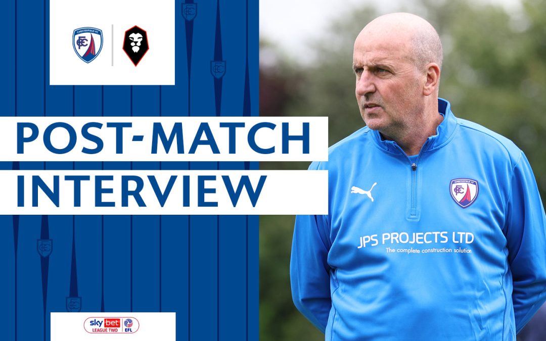 Post-match interview: Salford City (h)
