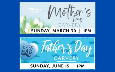 Enjoy a carvery at the stadium on Mother’s Day/Father’s Day