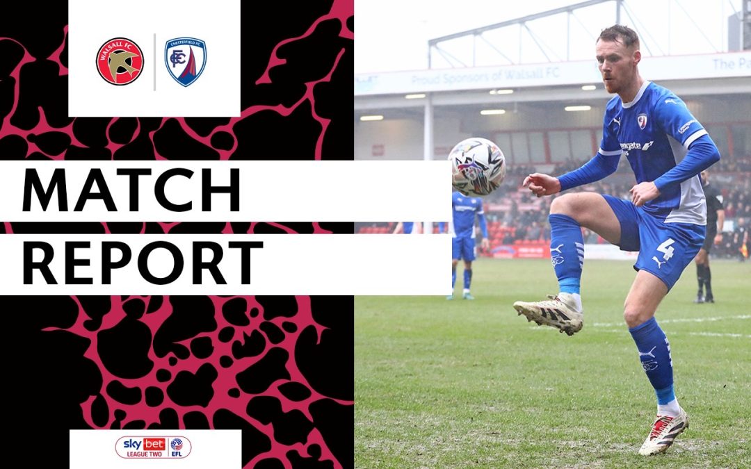 Defeat at Walsall