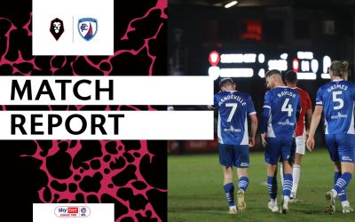 Spireites score four in win at Salford