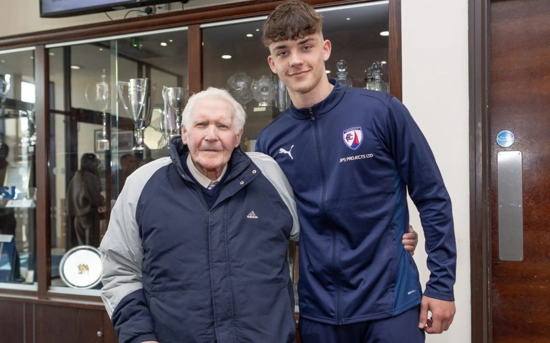 Youngest-ever debutant enjoys matchday visit