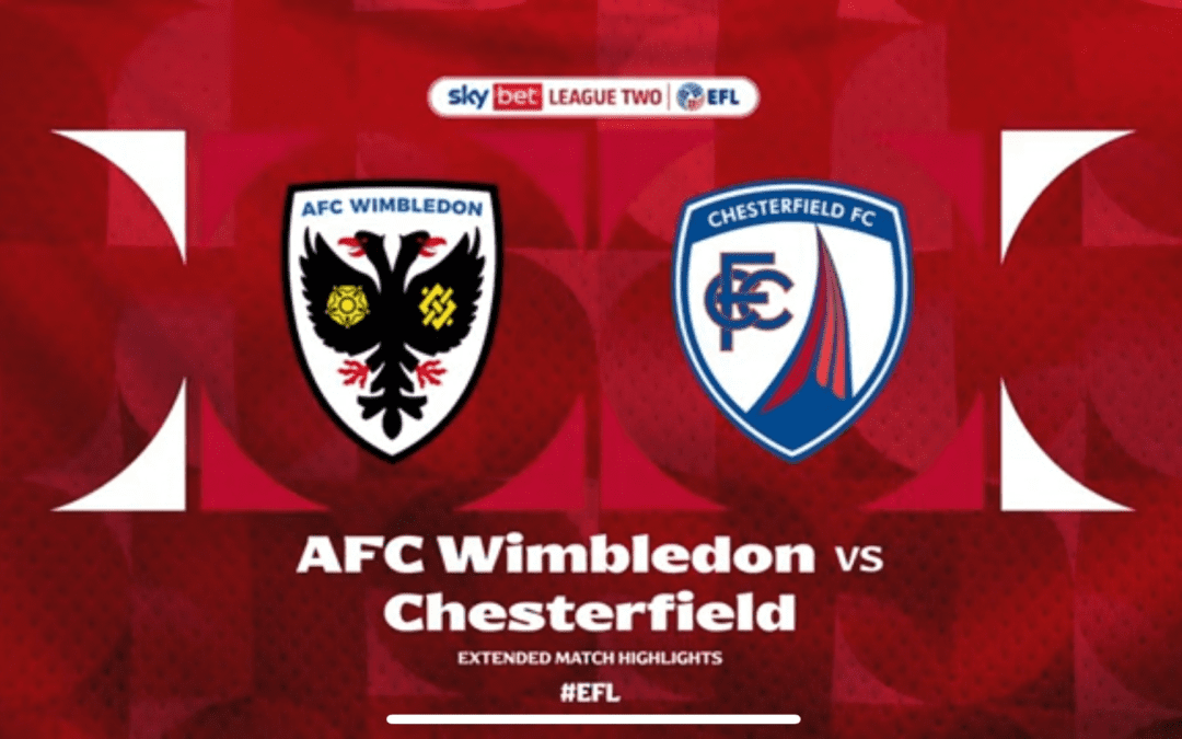 Match highlights: AFC Wimbledon (a)