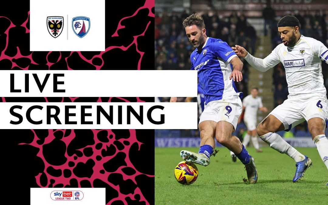 Free entry to live screening of match