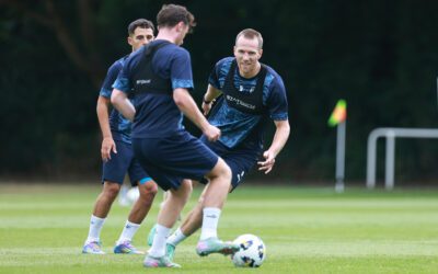 Photo gallery from first day back at the Erwin Training Ground
