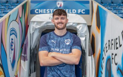 International striker joins Spireites