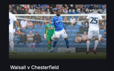 Listen to/watch the action at Walsall