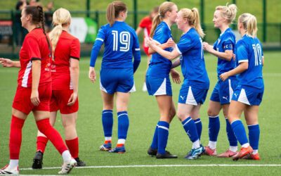 Women’s team in action this afternoon