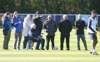 Sponsors visit Erwin Training Ground