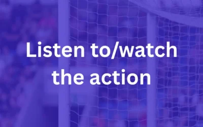 Listen to/*watch the action at Shrewsbury