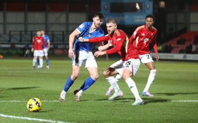 Victory for Spireites after late winner at Salford