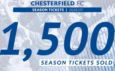 2026/27 season ticket sales pass 1,500 mark!