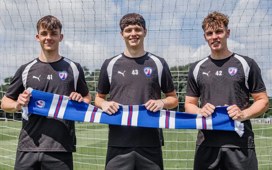 Young Spireites trio commit futures to club